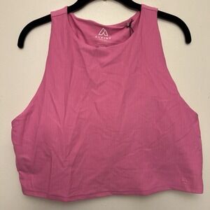 Alpine design women's tank top, XL, pink NWT built-in bra